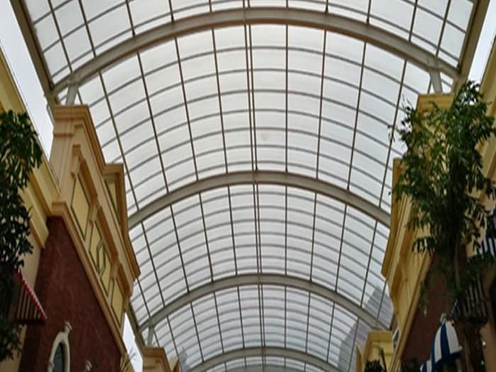 防城港屋面网架顶棚吊装方案